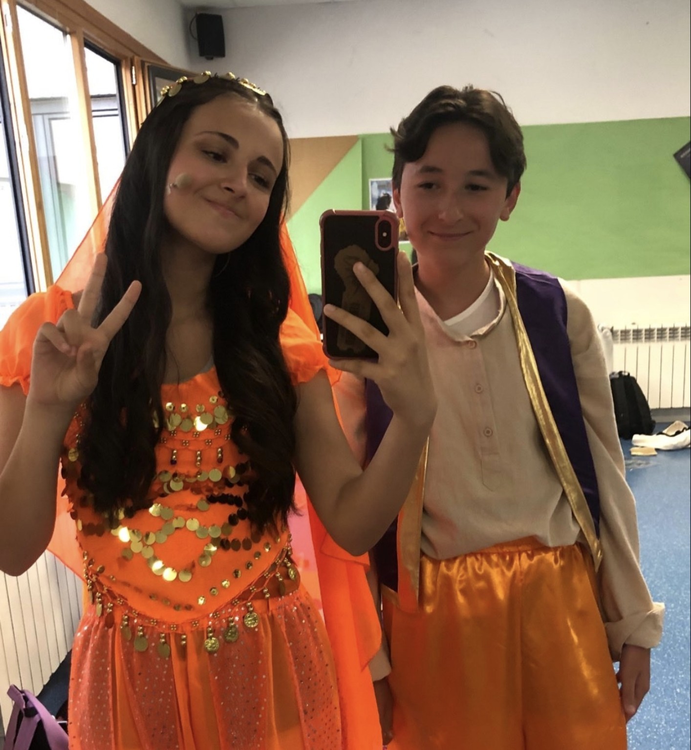 Aladdin backstage